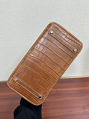 Hermes birkin crocodile Leather bag Size 30cm - 3