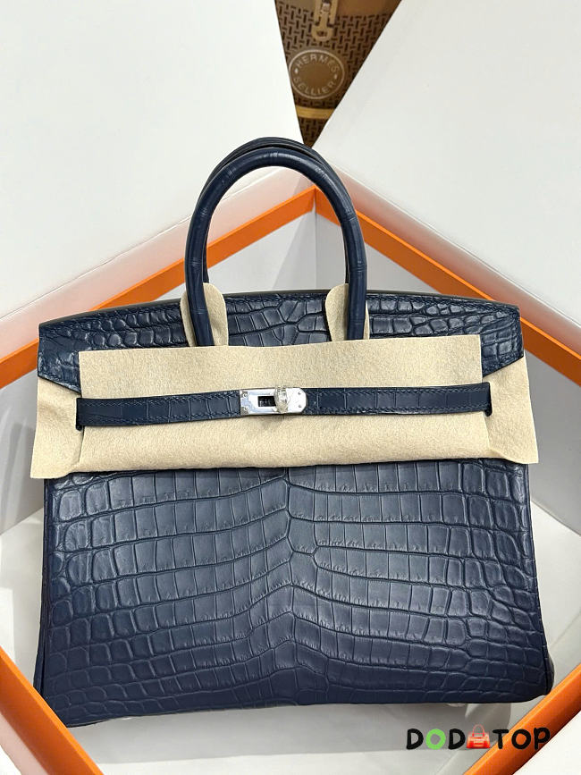 Hermes birkin crocodile Leather bag Size 25cm - AA - 1