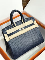 Hermes birkin crocodile Leather bag Size 25cm - AA - 5