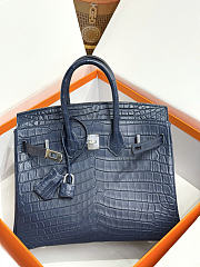 Hermes birkin crocodile Leather bag Size 25cm - AA - 4