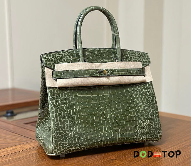 Hermes birkin crocodile Leather bag Size 30cm - AA - 1