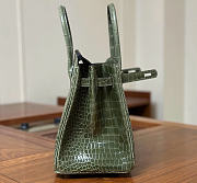 Hermes birkin crocodile Leather bag Size 30cm - AA - 2