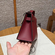 Hermes Kelly Pochette Swift mini bag size 22x12x7cm - 5