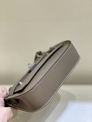 Hermes Jypsiere mini bag silver hardware Swift leather size 23x17x5 cm - 5