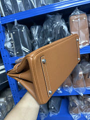 Hermes birkin togo leather shouder bag size 42x21x18cm - 5
