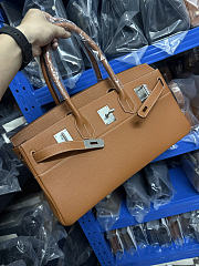 Hermes birkin togo leather shouder bag size 42x21x18cm - 3