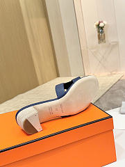 Hermes sandals navy - 4.5cm - 4