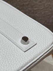 Hermes birkin white togo leather shouder bag size 42x21x18cm - 6
