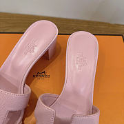 Hermes sandals pink - 5