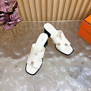 Hermes sandals white -01 - 1