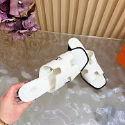 Hermes sandals white -01 - 6