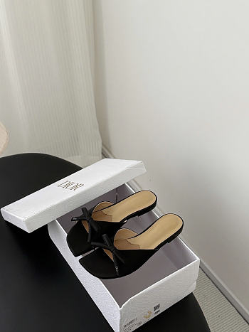 Dior Bow Slide - satin silk - 01