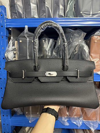 Hermes birkin togo leather shouder bag black size 42x21x18cm