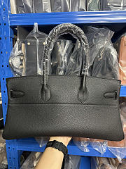 Hermes birkin togo leather shouder bag black size 42x21x18cm - 3