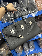 Hermes birkin togo leather shouder bag black size 42x21x18cm - 2