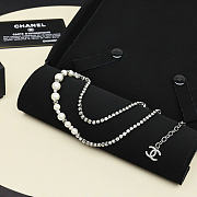 Chanel necklace silver - 5