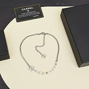 Chanel necklace silver - 4