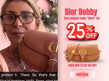 Dior Bobby East-West Bag Brown Size 22 x 13 x 5 cm - code kerri 