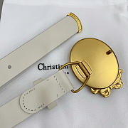Dior belt white 2.5cm - 2