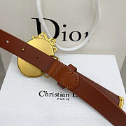 Dior belt brown 2.5cm - 5