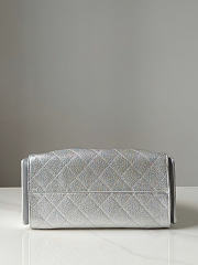 Chanel hobo silver bag size 30x26x14cm - 6