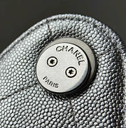Chanel hobo silver bag size 30x26x14cm - 5