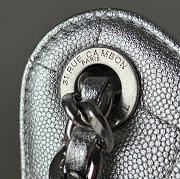 Chanel hobo silver bag size 30x26x14cm - 4