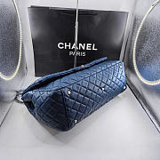 Chanle big navy bag size 46x27x13cm - 5