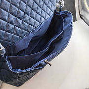 Chanle big navy bag size 46x27x13cm - 3