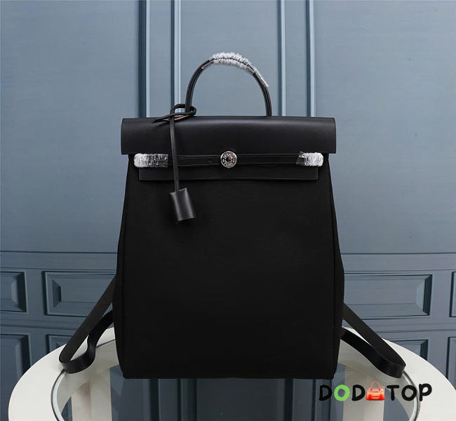 Hermes Canvas Backpack size 30x35x12cm - 1