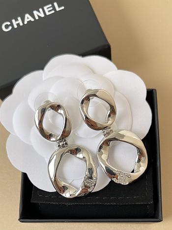 Chanel earring silver - 02