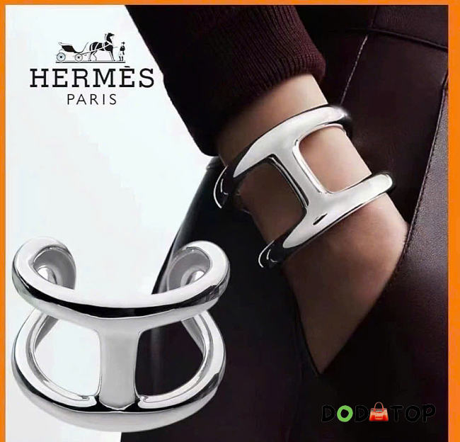 Hermes Osmose Bracelet silver  - 1