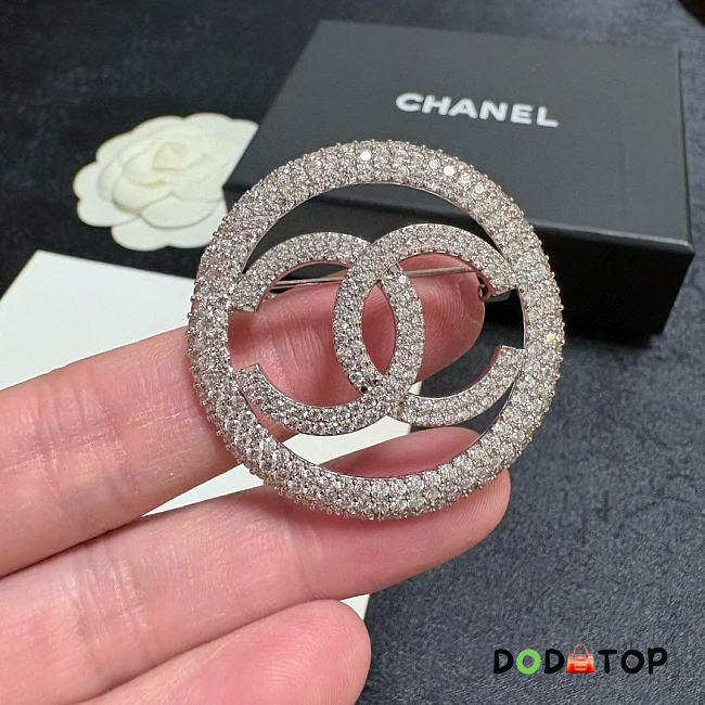 Chanel brooch silver - 02 - 1