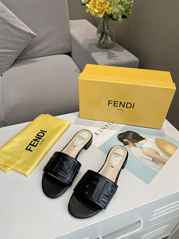 Fendi black sandals women 