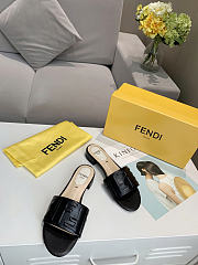 Fendi black sandals women  - 3
