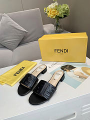 Fendi black sandals women  - 2