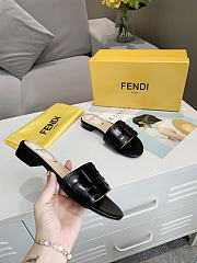 Fendi black sandals women  - 4