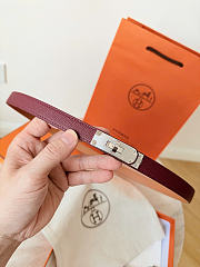 Hermes Belt red 1.8mm - 3