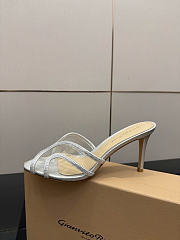 gianvito rossi heels 8.5cm silver  - 5