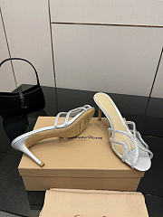gianvito rossi heels 8.5cm silver  - 4