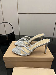 gianvito rossi heels 8.5cm silver  - 3