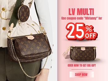 LV multi pochette accessoires pink strap m44823 size 25 cm Code Mirianny (25%)