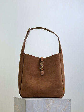 Saint Laurent small Le 5 á 7 suede shoulder bag size 30x31x13cm - code: NATALIE for 25% OFF