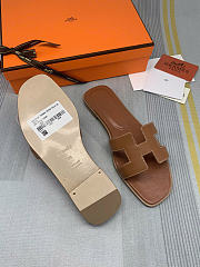Hermes sandals brown women's - 3