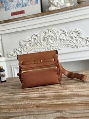 Hermès Gold Vache Hunter and Toile Mini Herbag Zip 20 Gold Hardware 25x20x13cm - 5