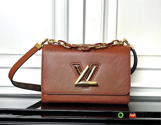 Louis Vuitton Twist MM bag size 23 x 16 x 8cm - 1