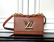 Louis Vuitton Twist MM bag size 23 x 16 x 8cm - 1