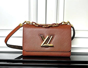 Louis Vuitton Twist MM bag size 23 x 16 x 8cm