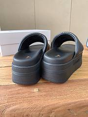 Celine Block Slide With Triomphe In Lambskin  - 3