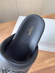 Celine Block Slide With Triomphe In Lambskin  - 2